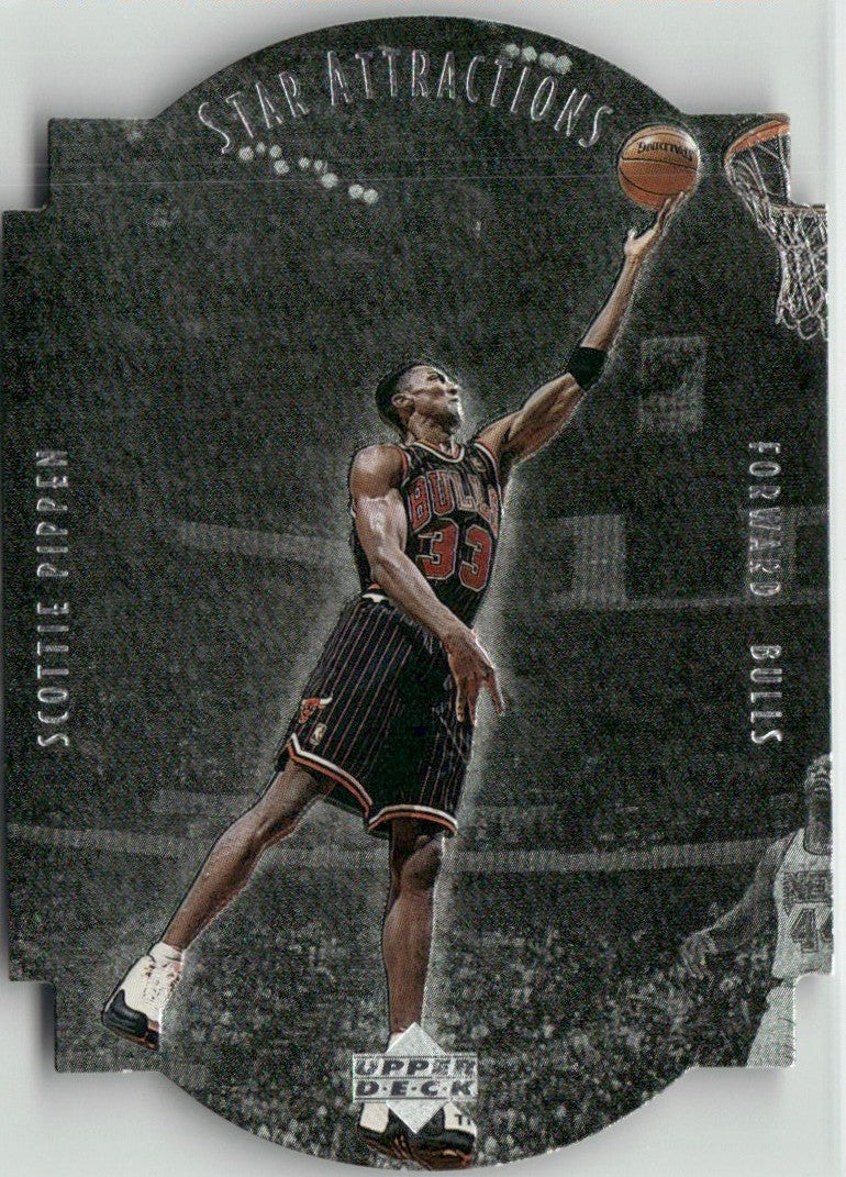 Scottie Pippen 1997 Upper Deck Star Attractions #SA19 Chicago Bulls