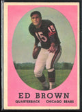 Ed Brown 1958 Topps #123 Chicago Bears