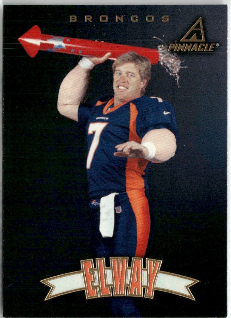 John Elway 1997 Pinnacle #9 Denver Broncos