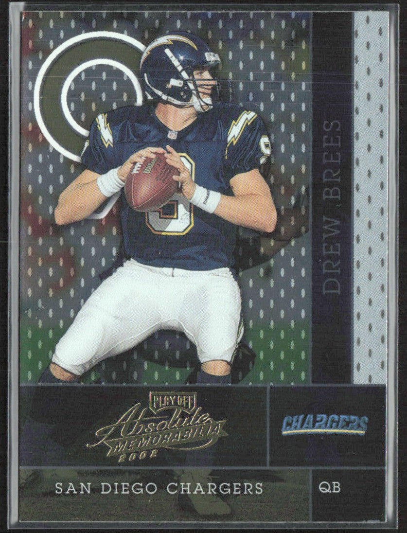 Drew Brees 2002 Playoff Absolute Memorabilia #41 San Diego Chargers