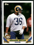 Jerome Bettis 1993 Topps RC #166 Los Angeles Rams
