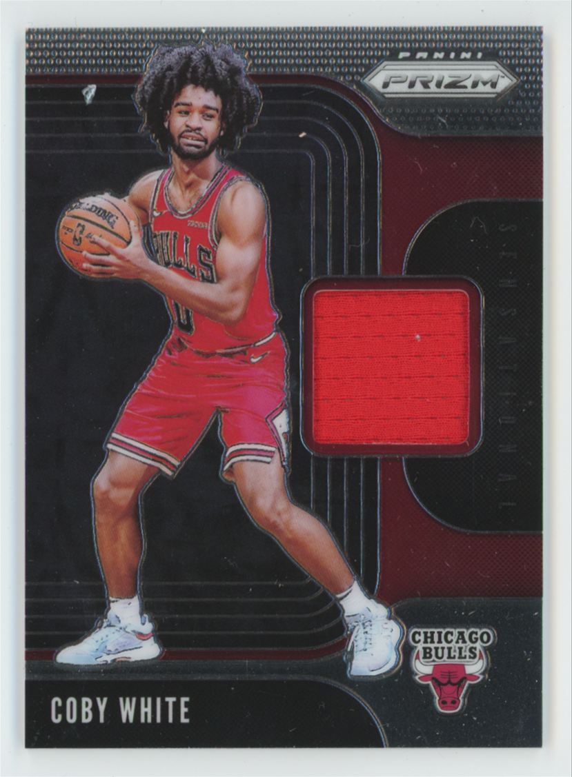 Coby White 2019 Panini Prizm Sensational Swatches RC Jersey #SS-CWT