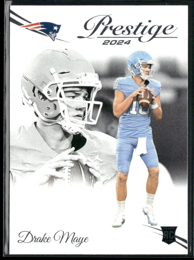 Drake Maye 2024 Panini Prestige RC #304 New England Patriots