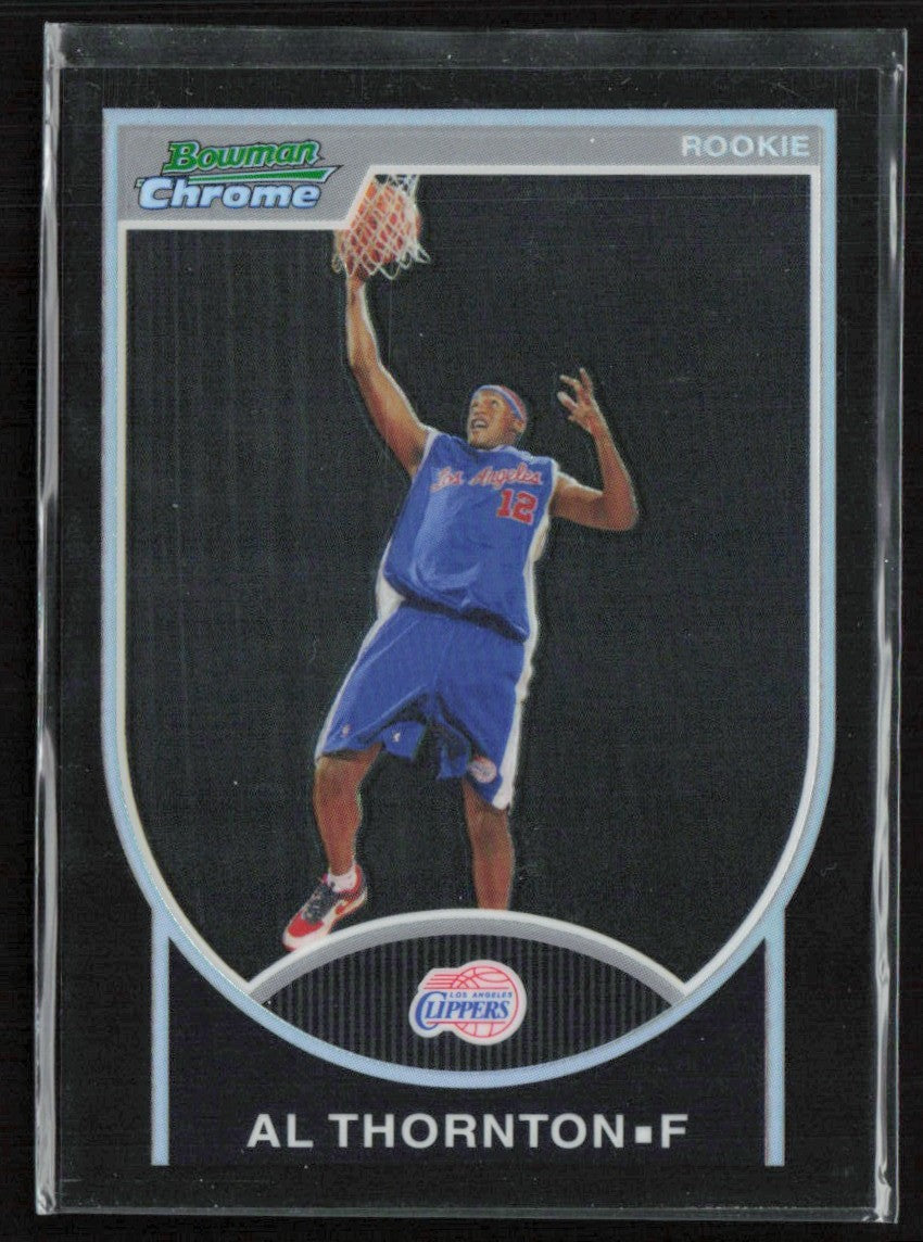 Al Thornton 2007 Bowman Chrome Black Refractor RC /199 #131 Los Angeles Clippers