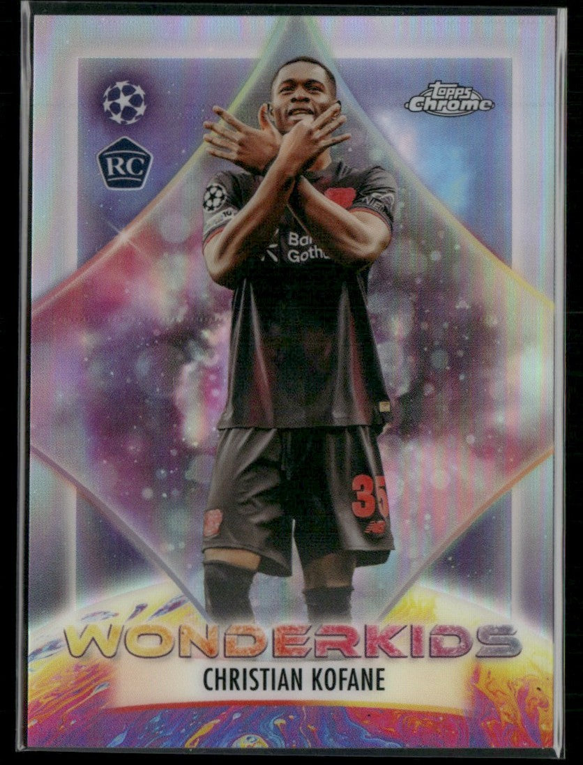Christian Kofane 2025 Topps Chrome Wonderkids RC #WK-19