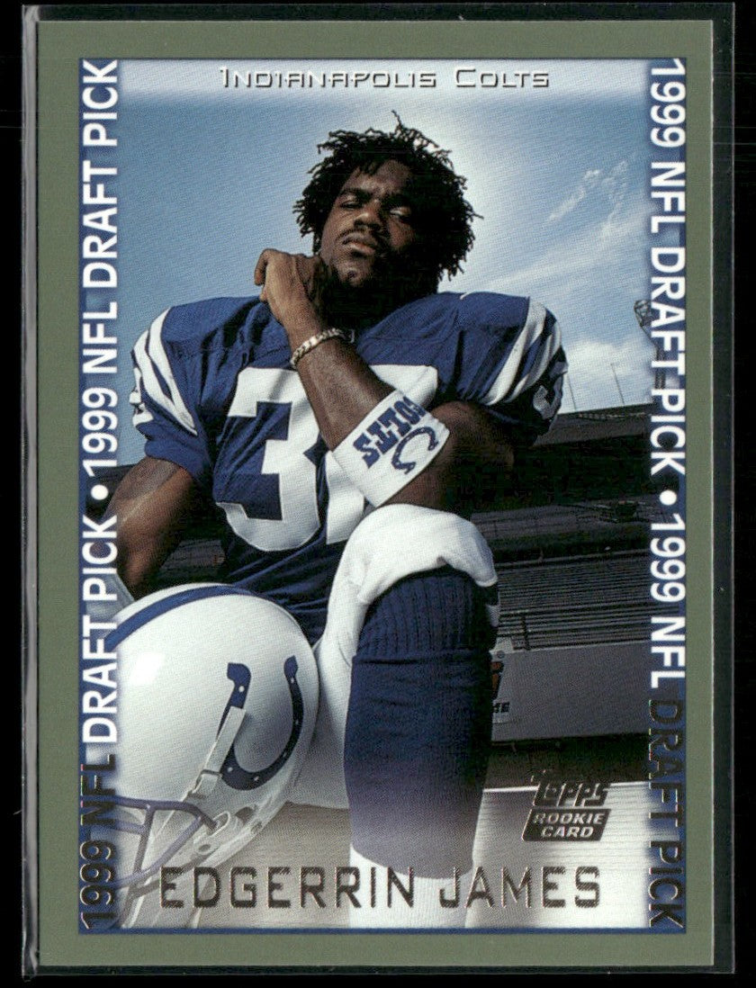 Edgerrin James 1999 Topps RC #339 Indianapolis Colts