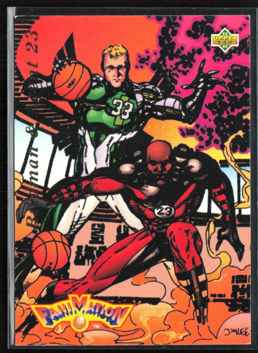 Larry Bird/Michael Jordan 1992 Upper Deck Fanimation #510