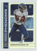 Darrynton Evans 2020 Donruss Optic Rookie Phenoms RC Jersey #RP-33