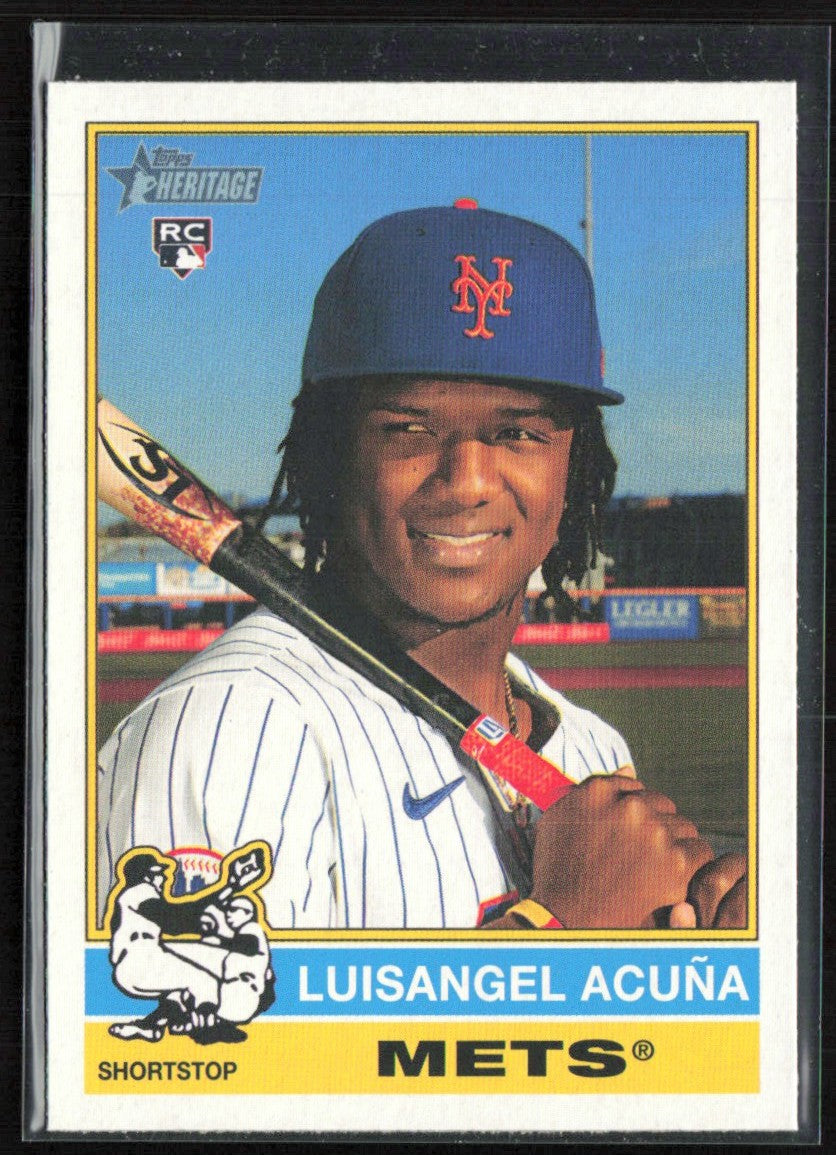 Luisangel Acuna 2025 Topps Heritage RC #274 New York Mets
