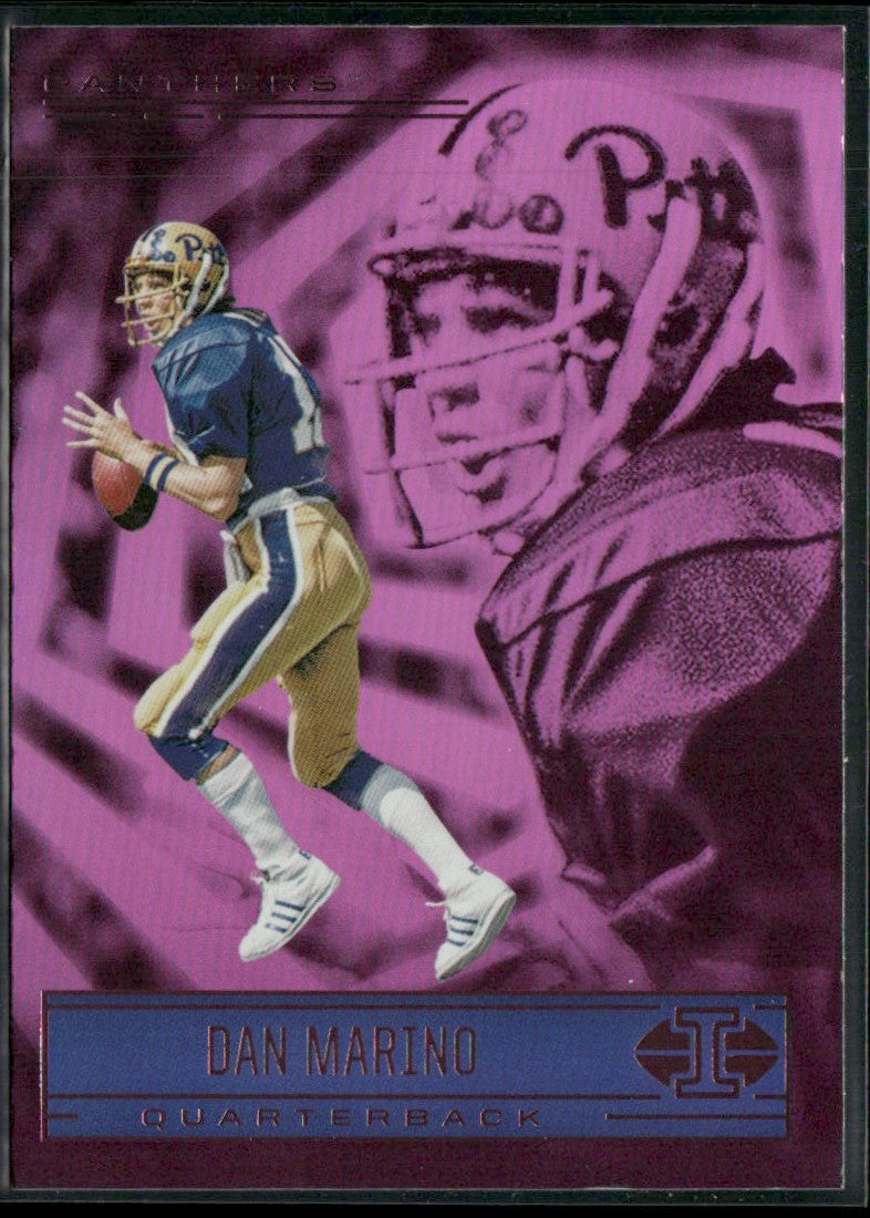 Dan Marino 2022 Panini Chronicles Illusions Pink #21 Pittsburgh Panthers