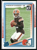 Shedeur Sanders 2025 Panini Donruss RC #306 Cleveland Browns
