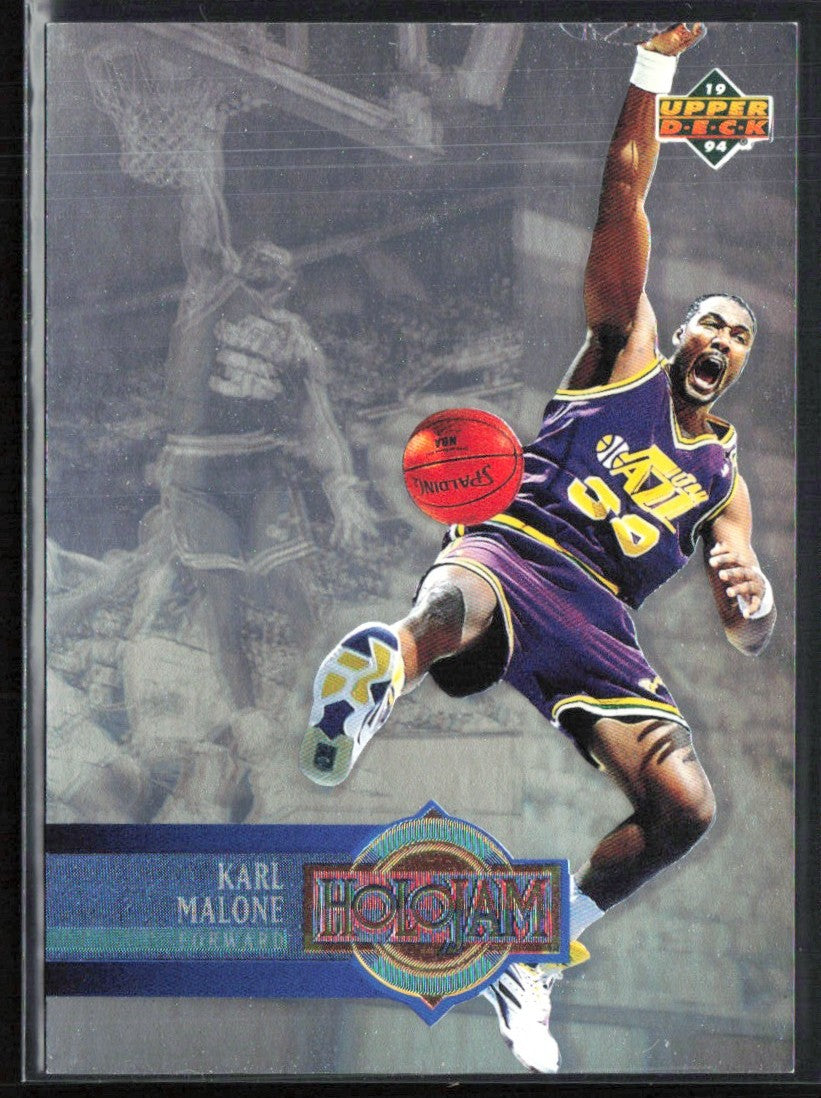 Karl Malone 1993 Upper Deck Holojams #H26 Utah Jazz
