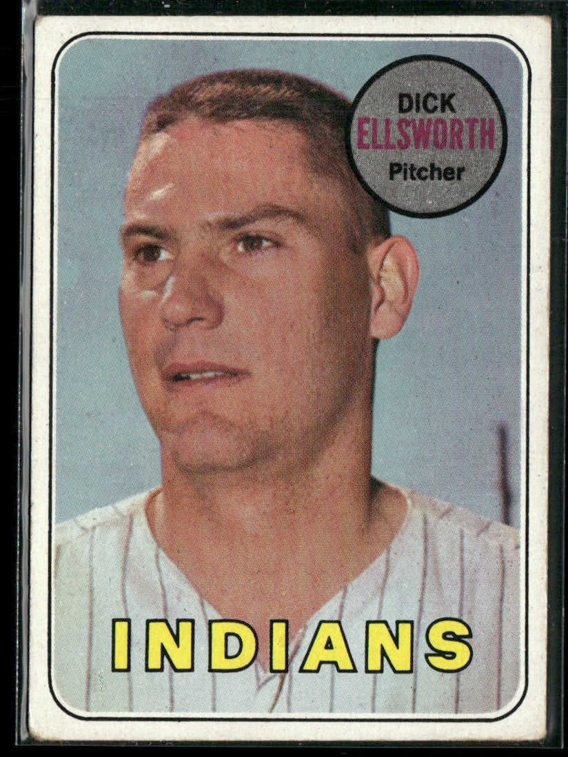 Dick Ellsworth 1969 Topps #605 Cleveland Indians