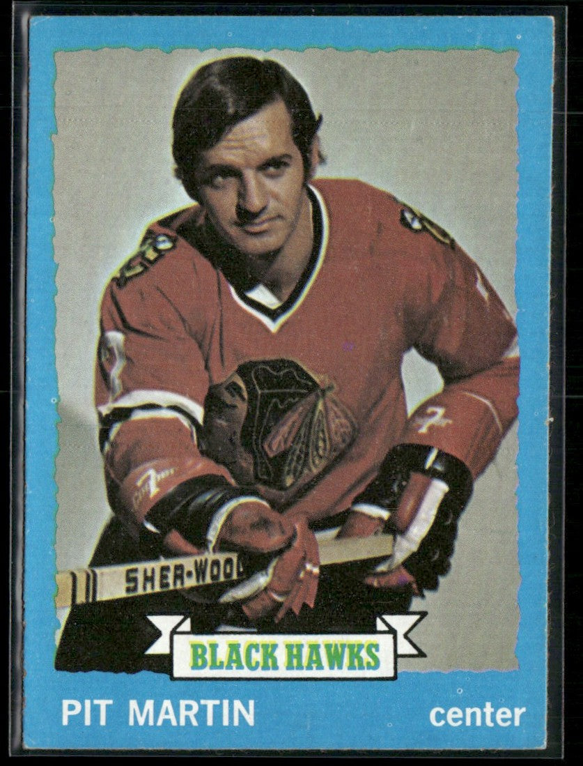 Pit Martin 1973 Topps #164 Chicago Blackhawks