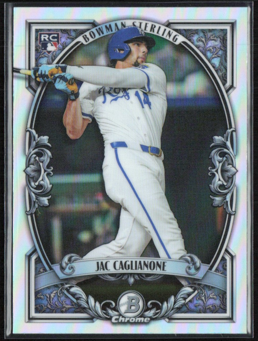 Jac Caglianone 2026 Bowman Chrome Sterling RC #BST-14 Kansas City Royals
