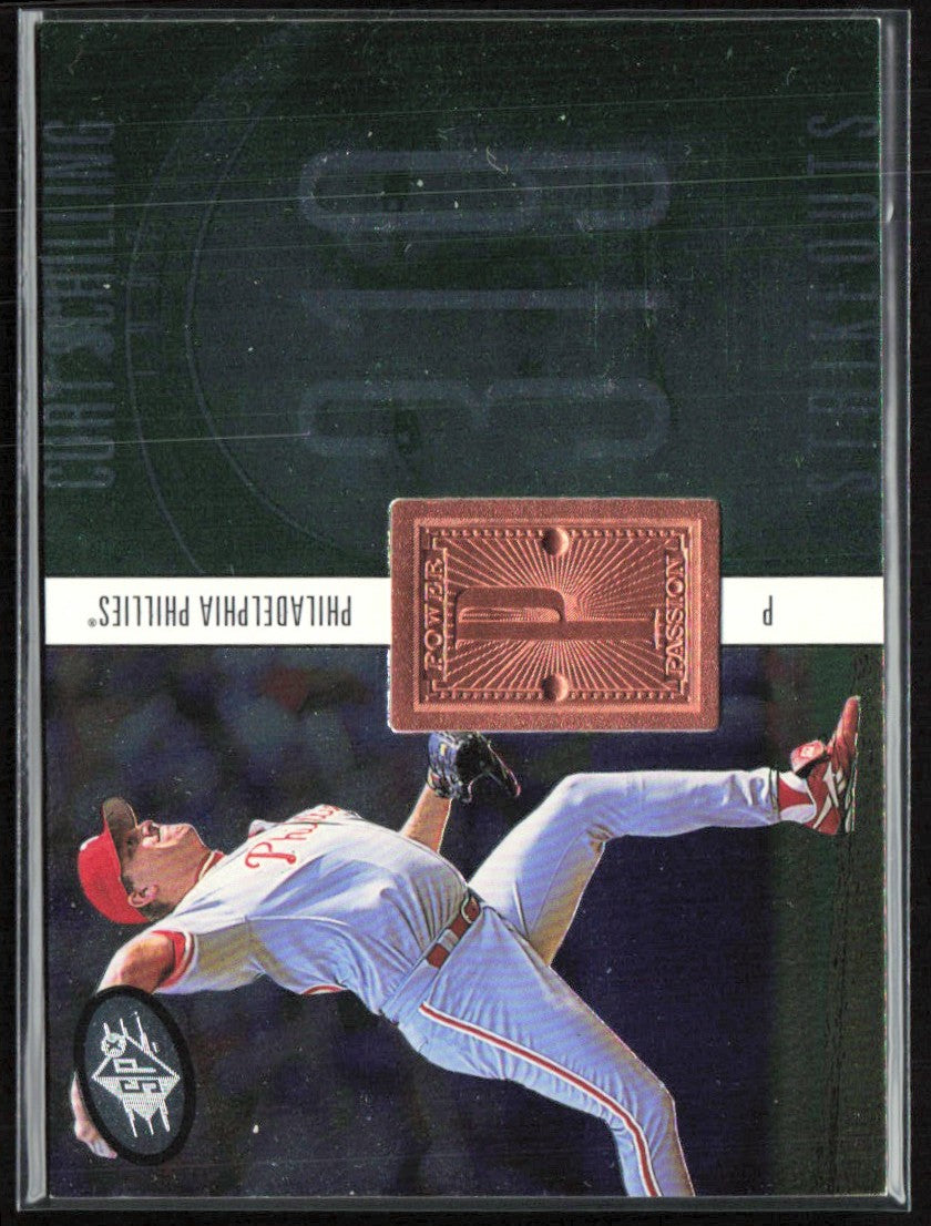 Curt Schilling 1998 SPx Finite /7000 #214 Philadelphia Phillies