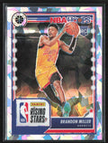 Brandon Miller 2023 Hoops Premium Stock Ice Prizm RC #298 Charlotte Hornets