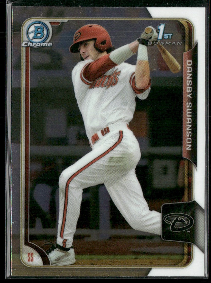 Dansby Swanson 2015 Bowman Draft Picks & Prospects Chrome 1st #1