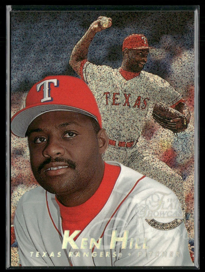 Ken Hill 1997 Fleer Skybox Showcase Row 0 #144 Texas Rangers