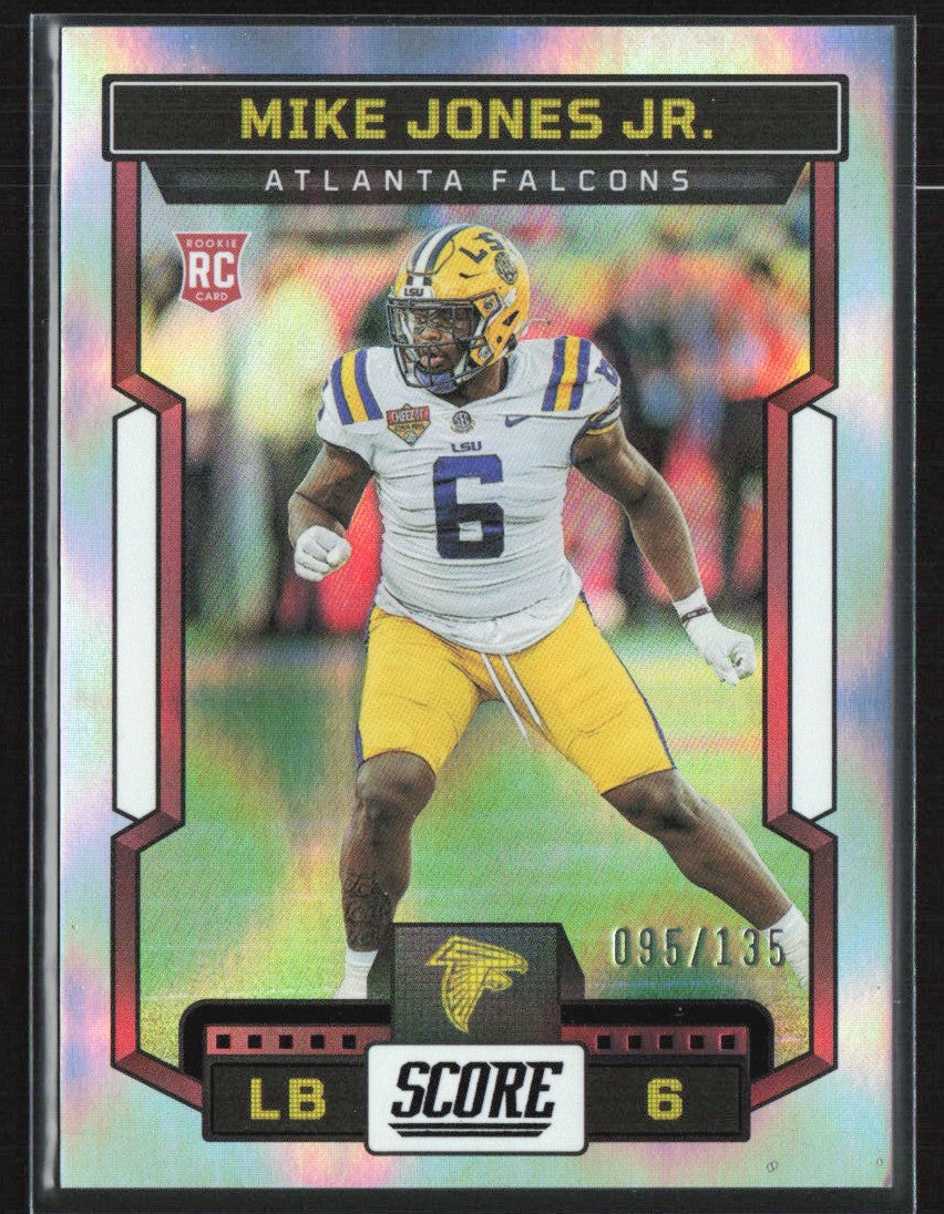 Mike Jones Jr. 2023 Score Circular RC /135 #395 Atlanta Falcons