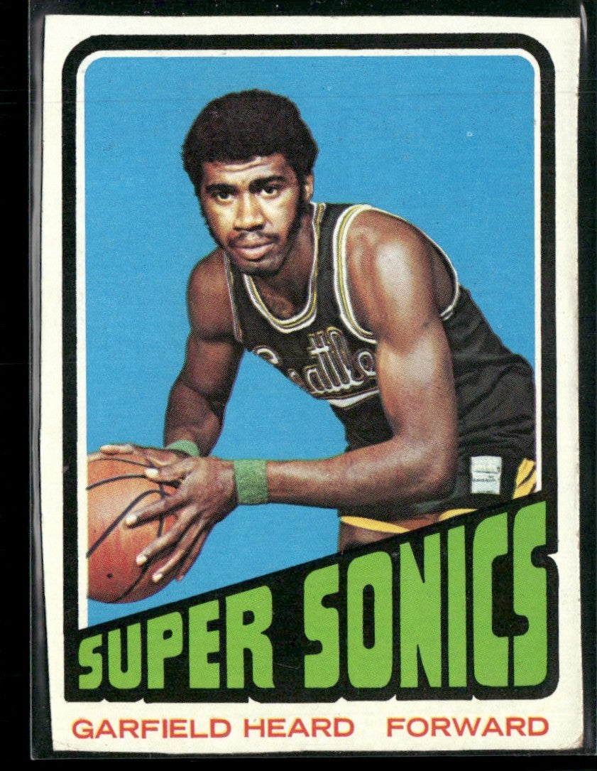 Garfield Heard 1972 Topps RC #98 Seattle SuperSonics