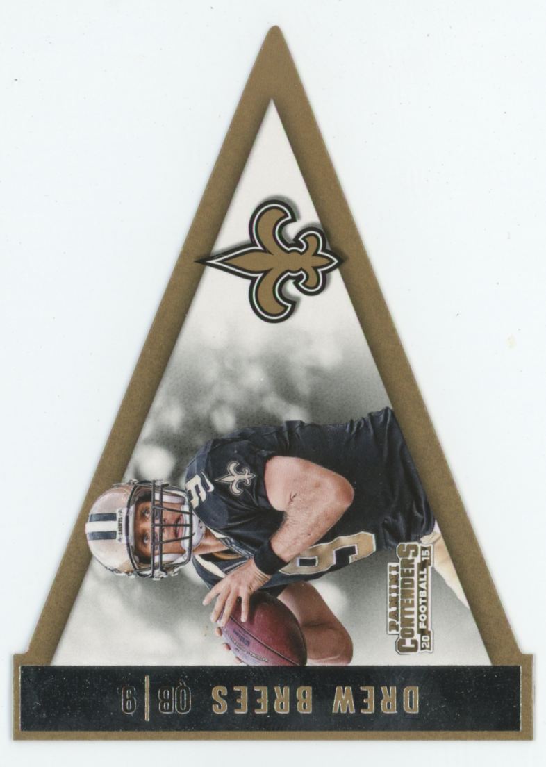 Drew Brees 2015 Panini Contenders Pennants #P22 New Orleans Saints