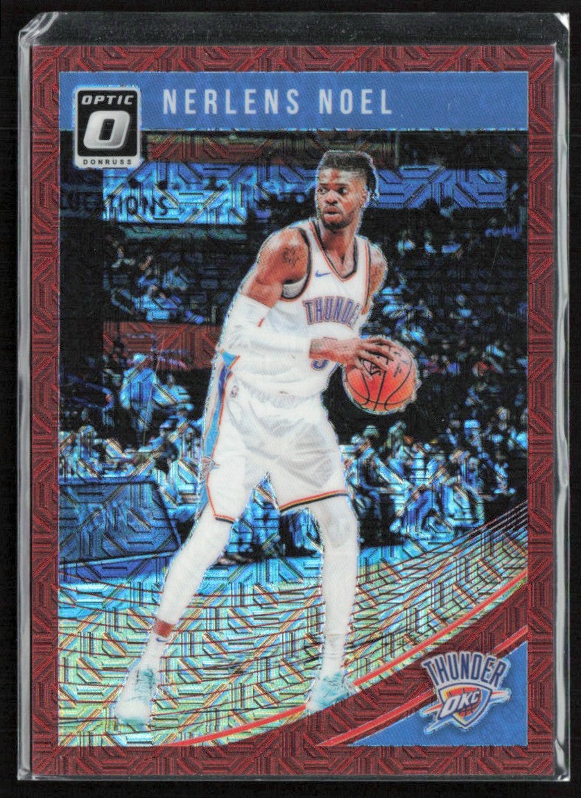 Nerlens Noel 2018 Donruss Optic Choice Red Prizm /88 #147 Oklahoma City Thunder