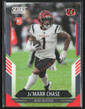 Ja'Marr Chase 2021 Panini Chronicles Score Update RC #412 Cincinnati Bengals