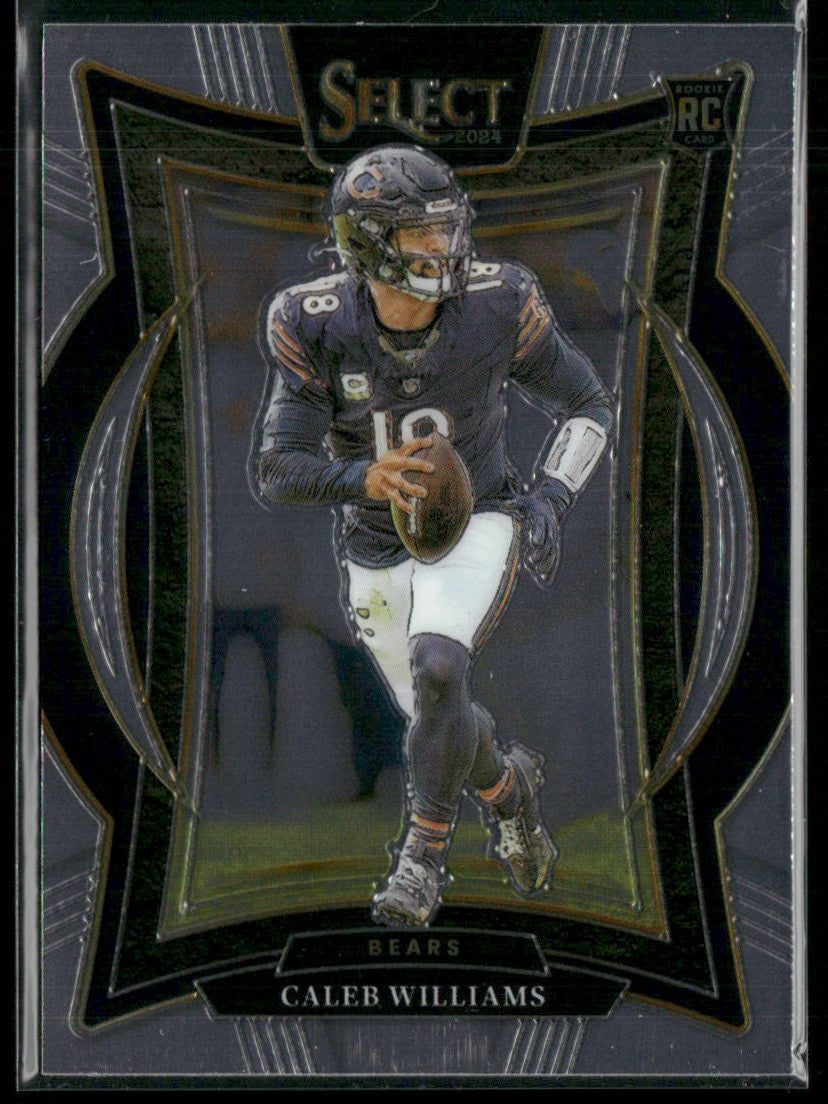 Caleb Williams 2024 Panini Select Concourse RC #25 Chicago Bears