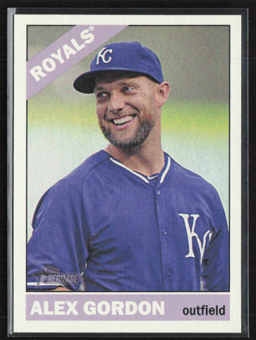 Alex Gordon 2015 Topps Heritage SP #471 Kansas City Royals