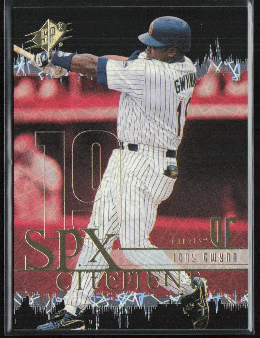 Tony Gwynn 2000 SPx Citement #XC15 San Diego Padres