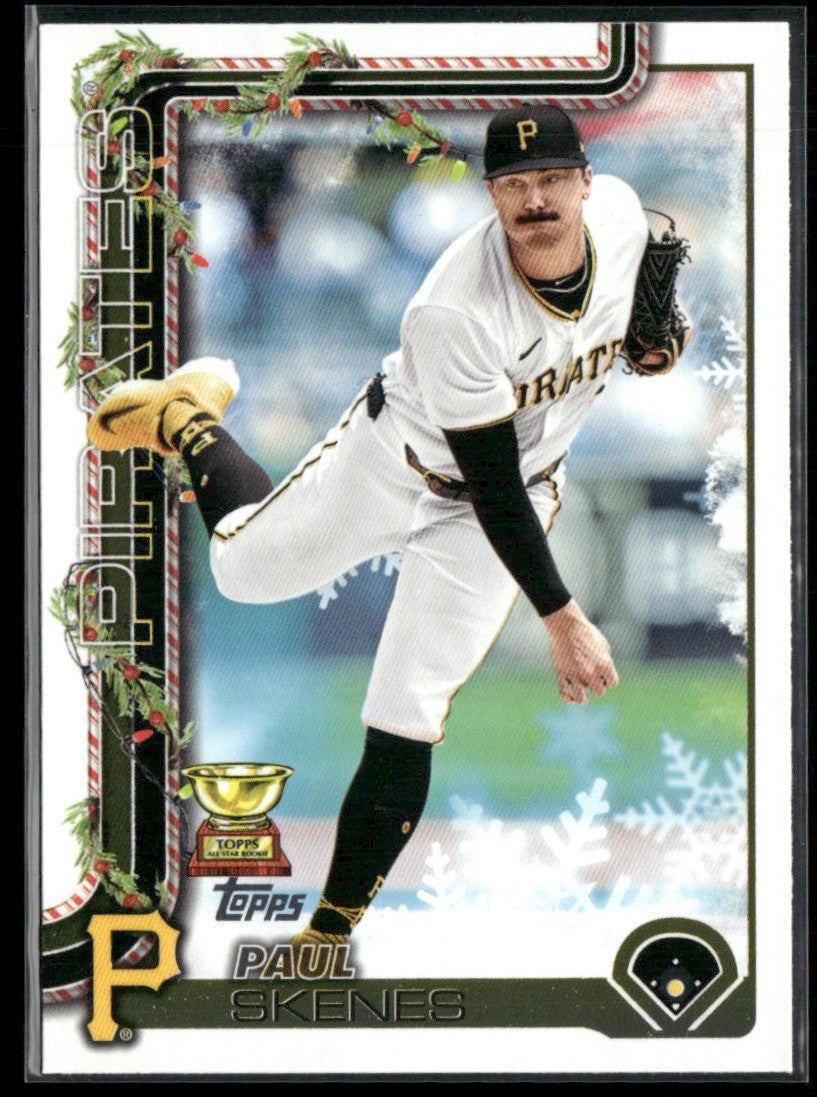 Paul Skenes 2025 Topps Holiday #H70 Pittsburgh Pirates