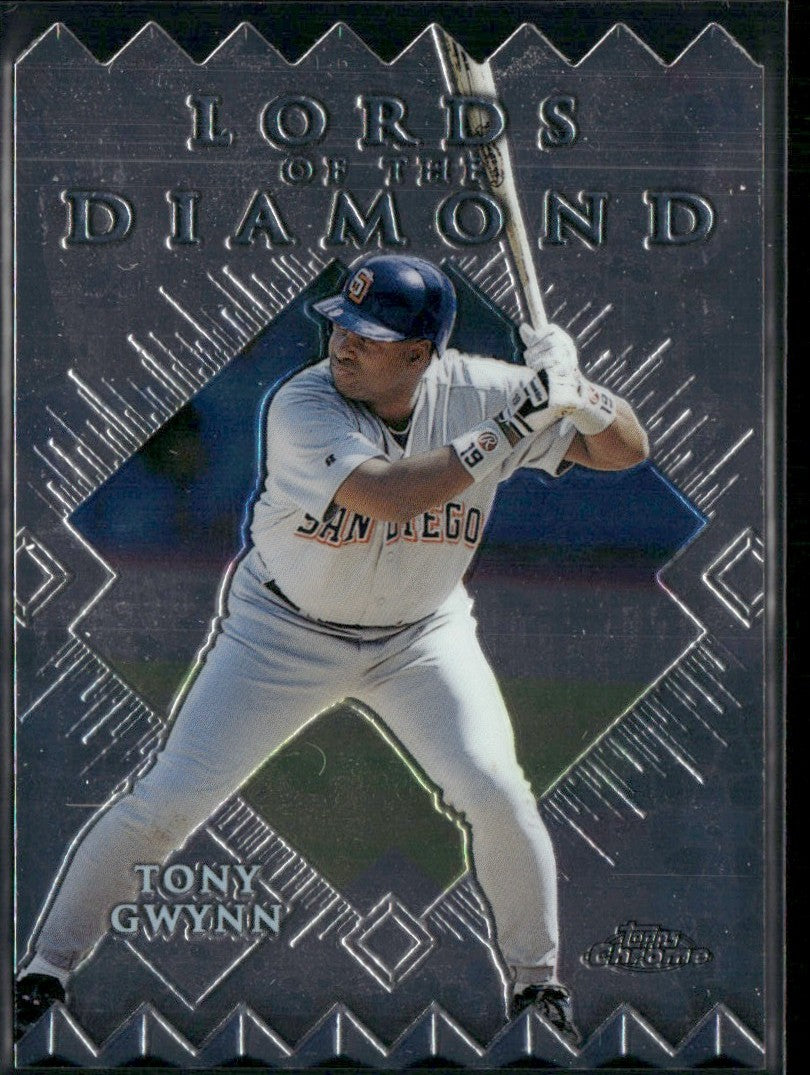 Tony Gwynn 1999 Topps Chrome Lords of the Diamond #LD12 San Diego Padres