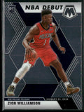 Zion Williamson 2019 Panini Mosaic RC #269 New Orleans Pelicans