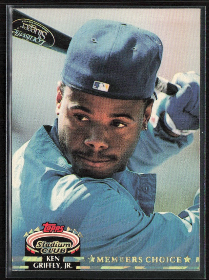 Ken Griffey Jr. 1992 Topps Stadium Club Members Choice #603 Seattle Mariners