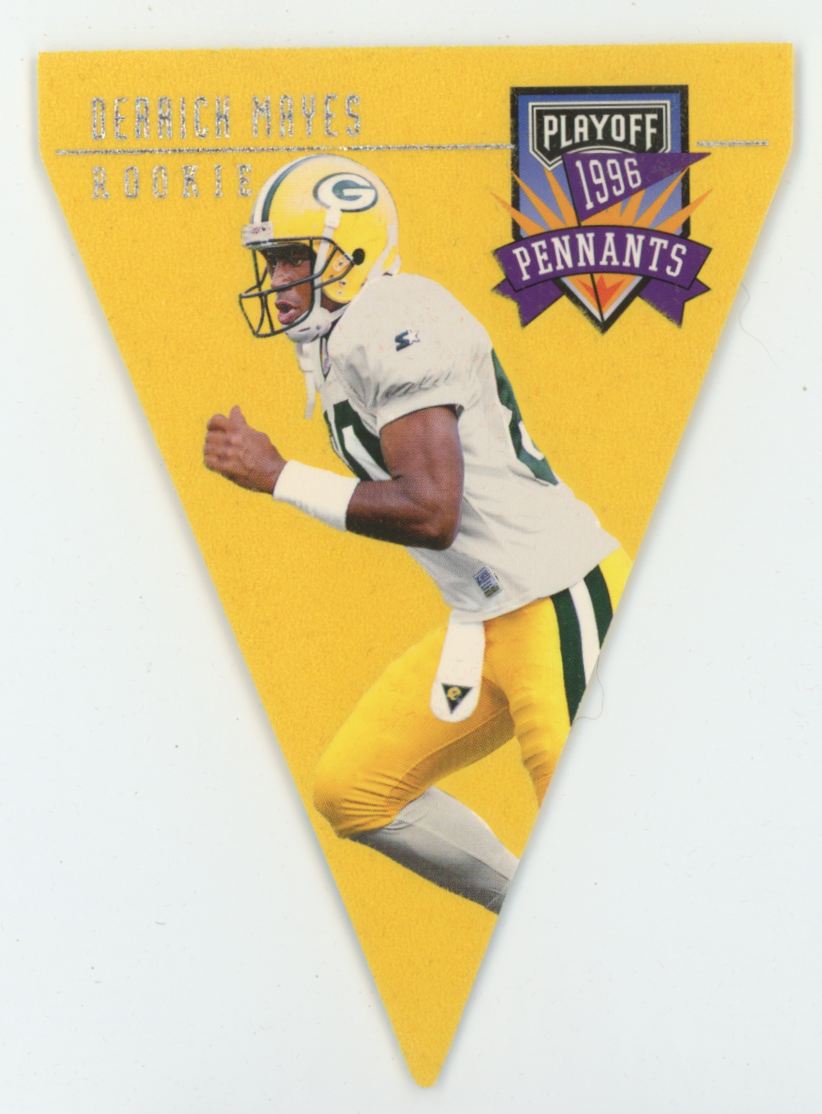 Derrick Mayes 1996 Playoff Contenders Pennants #61 Green Bay Packers