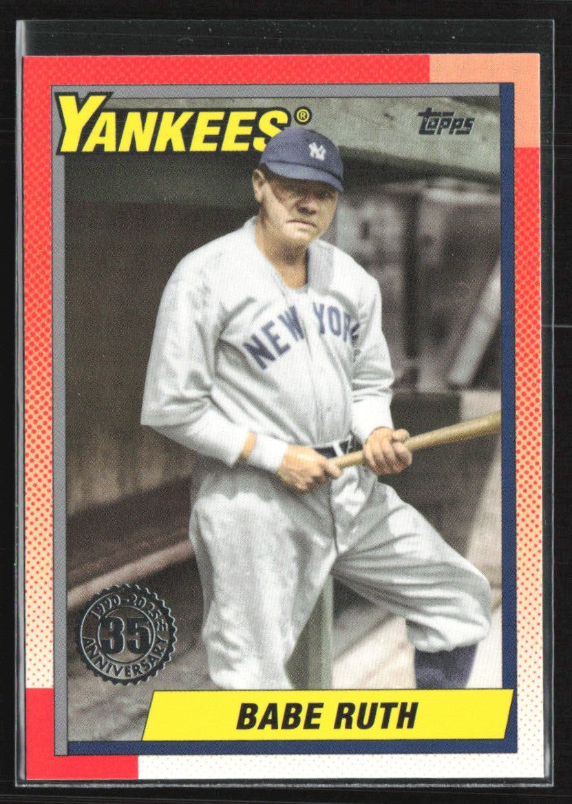 Babe Ruth 2025 Topps Baseball 35th Anniversary #T90-47 New York Yankees