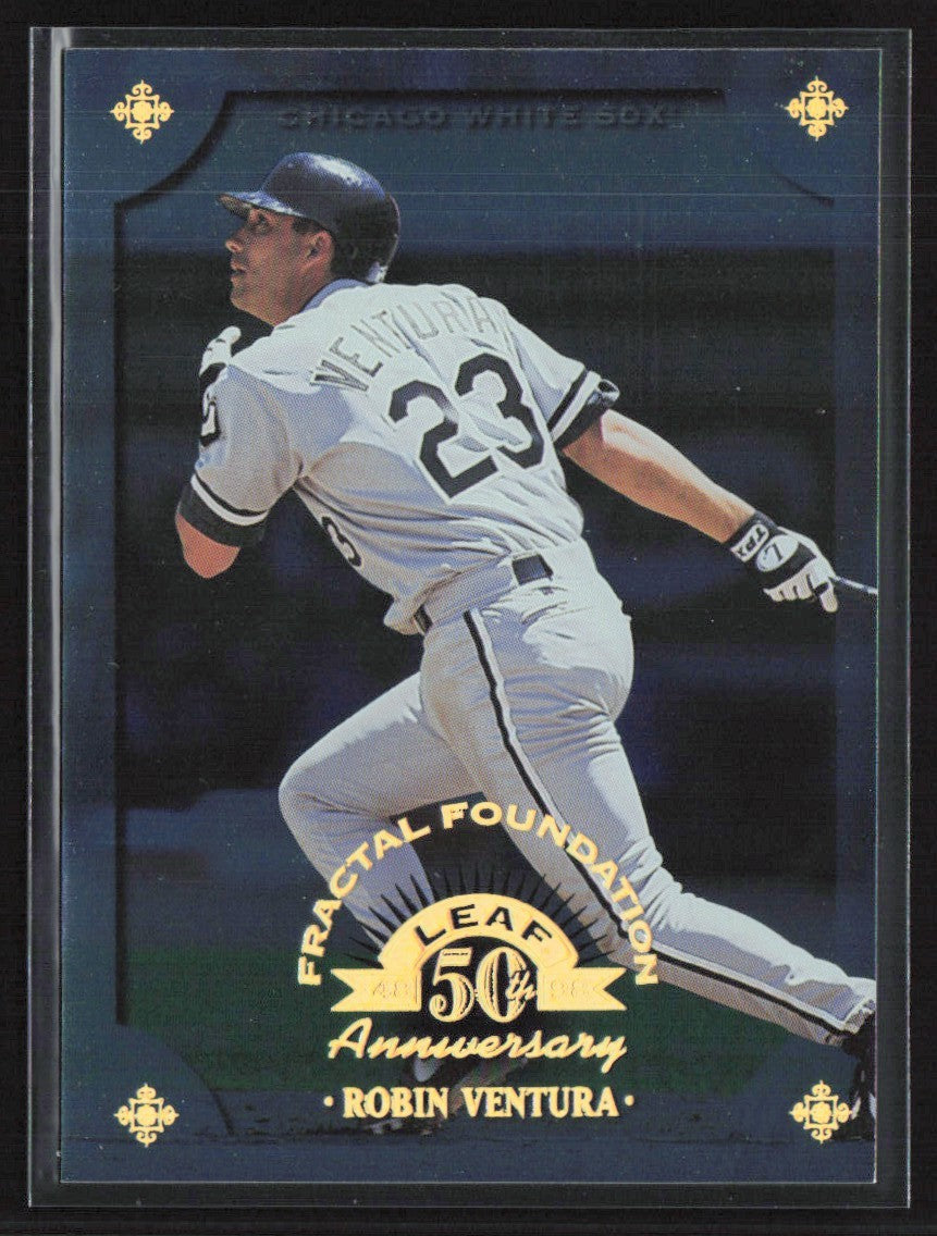 Robin Ventura 1998 Leaf Fractal Foundations /3999 #68 Chicago White Sox