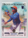 Luisangel Acuna 2025 Panini Boys of Summer Red RC /175 #43 New York Mets