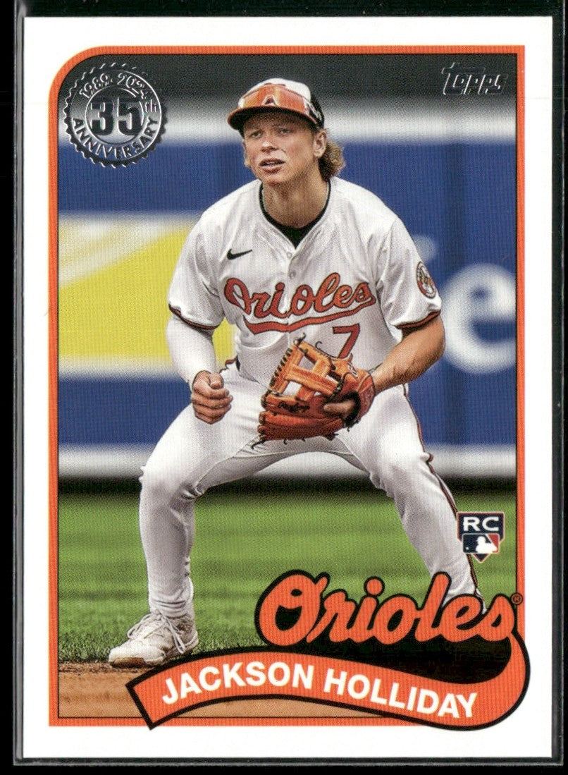 Jackson Holliday 2024 Topps Update 1989 Baseball RC #89US-38 Baltimore Orioles
