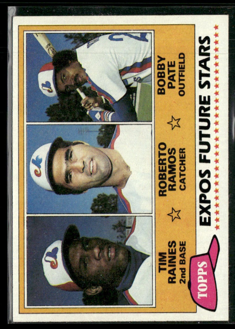 Tim Raines 1981 Topps RC #479 Montreal Expos
