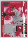 Brandon Duckworth 2003 Leaf Certified Materials Mirror Red /250 Jersey #144