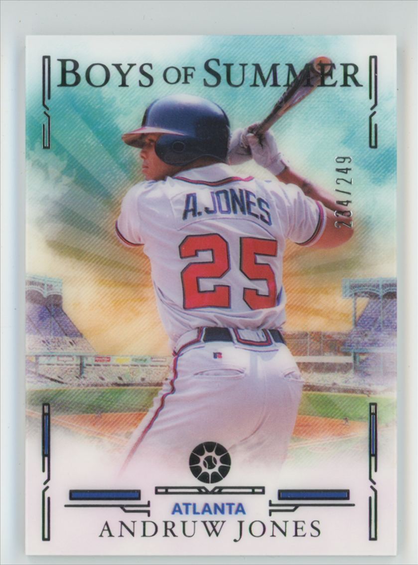 Andruw Jones 2025 Panini Boys of Summer /249 #89 Atlanta Braves