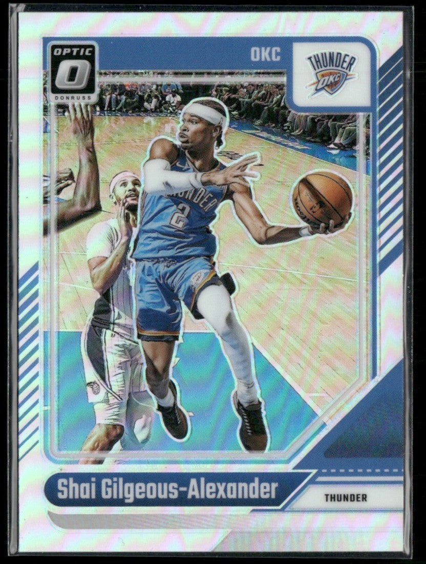 Shai Gilgeous-Alexander 2024 Donruss Optic Holo Silver Prizm #127