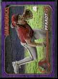 Brandon Pfaadt 2024 Topps Purple Holofoil /799 #664 Arizona Diamondbacks