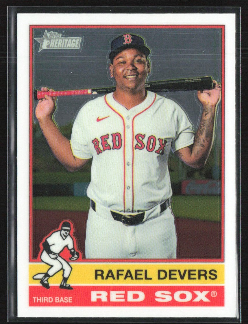 Rafael Devers 2025 Topps Heritage High Number Chrome #445 Boston Red Sox