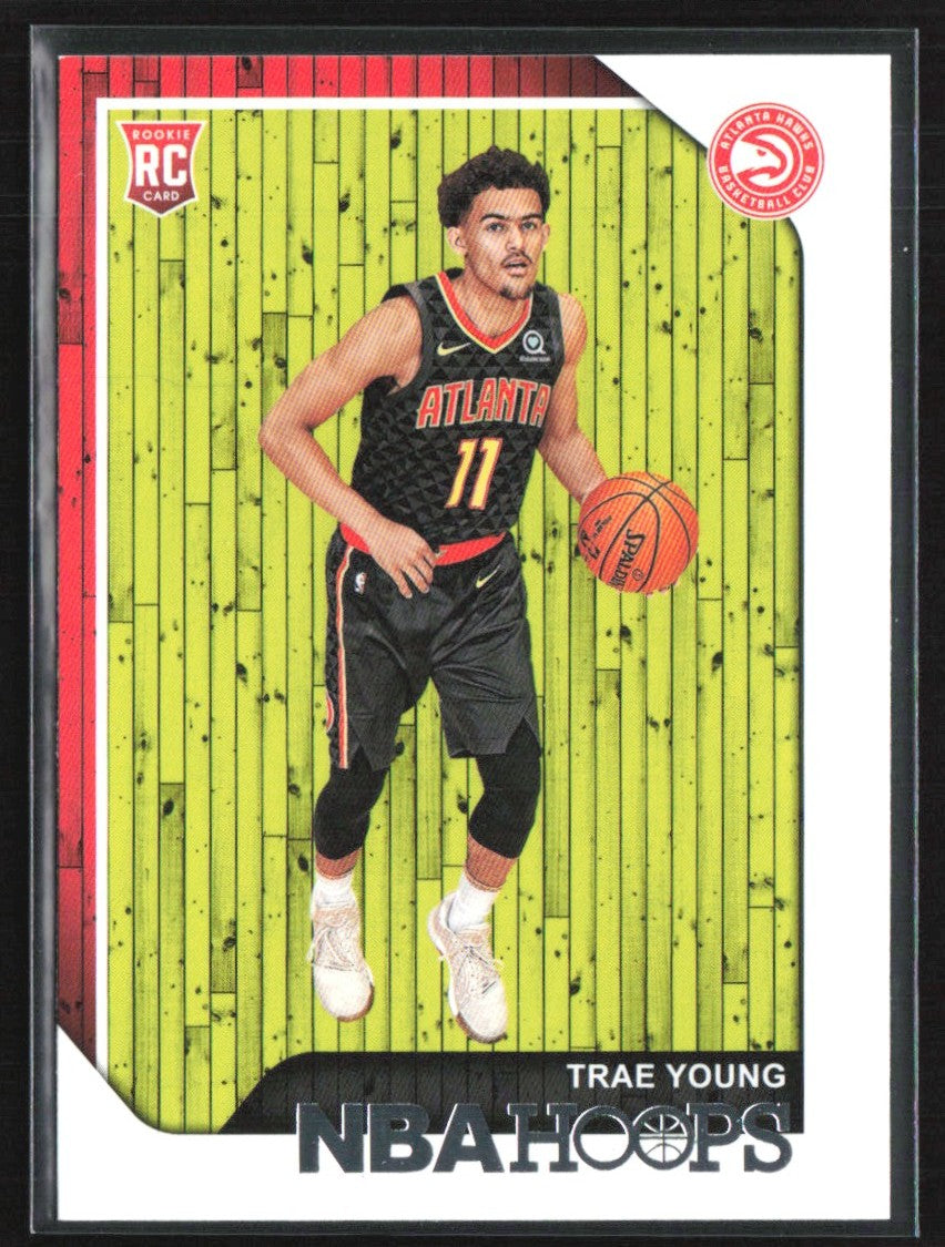 Trae Young 2018 Hoops RC #250 Atlanta Hawks