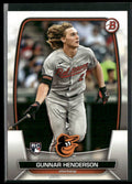 Gunnar Henderson 2023 Bowman RC #65 Baltimore Orioles