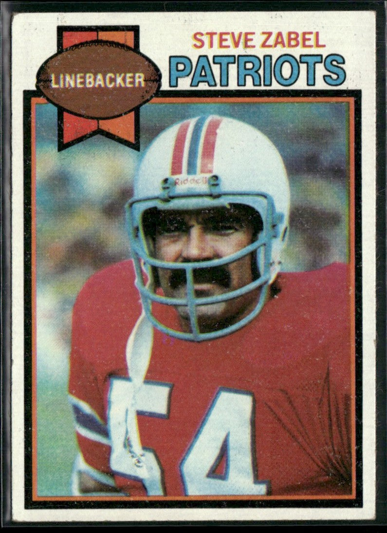 Steve Zabel 1979 Topps #262 New England Patriots