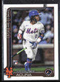 Luisangel Acuna 2025 Topps RC #524 New York Mets